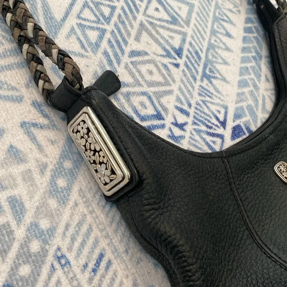 Brighton Black Leather Handbag - Picture 4 of 8